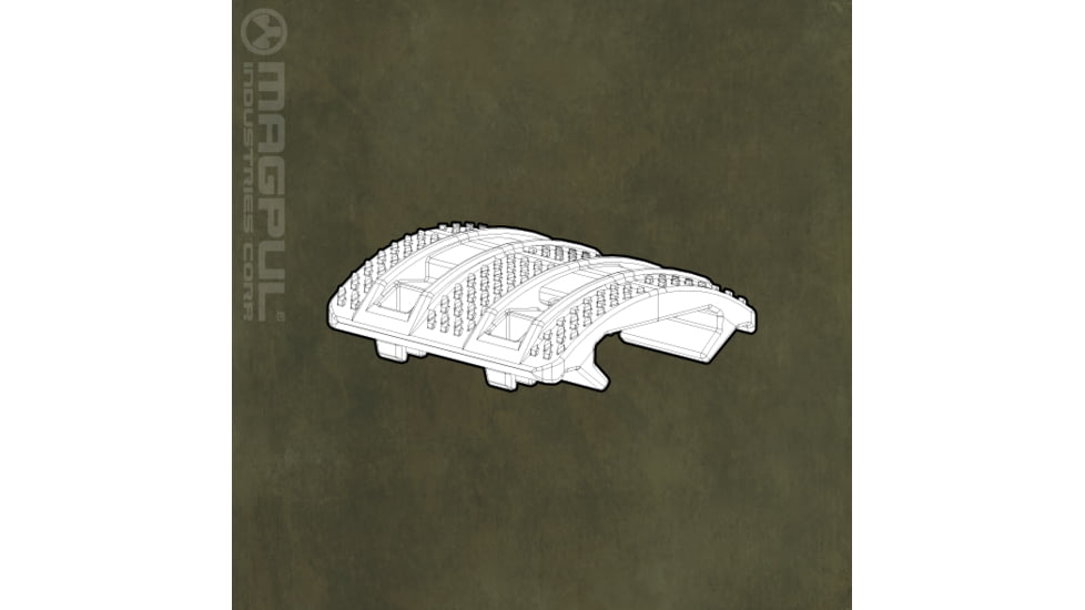 Magpul XTM Enhanced Rail Panel Foliage Green MAG510FOL