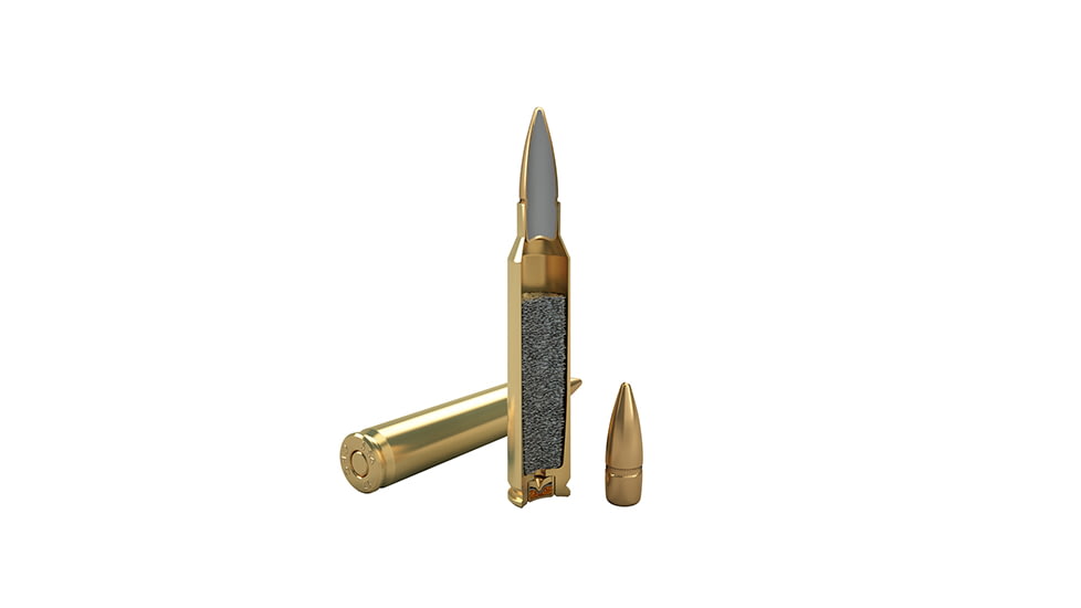 Magtech 5.56X45 62 Grain Full Metal Jacket Brass Cased Rifle Ammo, 50 Rounds, 556B