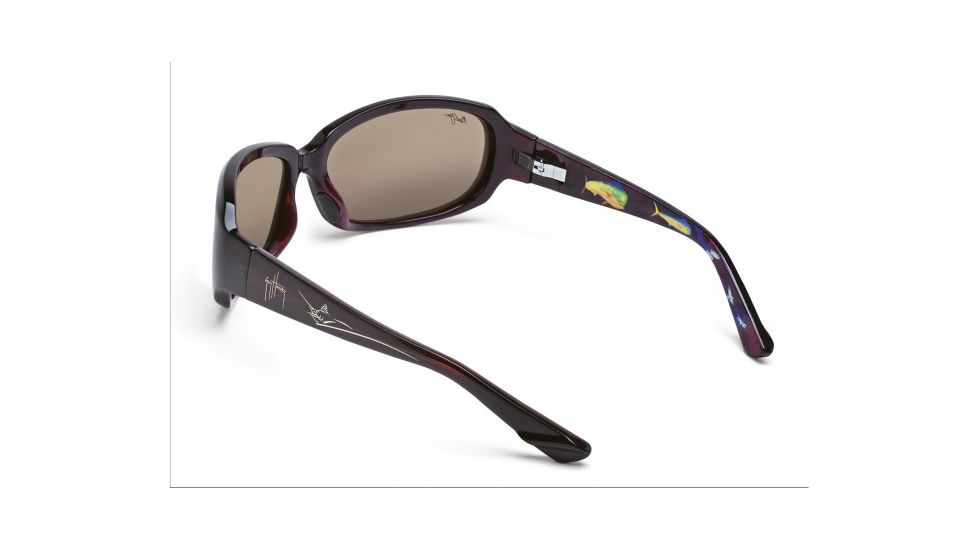 Maui Jim Mahi Mahi Sunglasses w/ Rootbeer Frame and HCL Bronze Lenses - H231-26, Back View