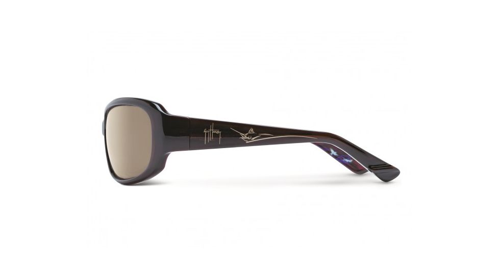 Maui Jim Mahi Mahi Sunglasses w/ Rootbeer Frame and HCL Bronze Lenses - H231-26, Side View