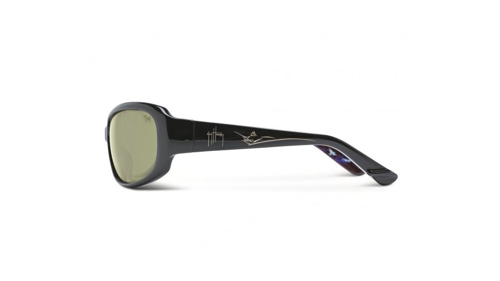 Maui Jim Mahi Mahi Sunglasses w/ Smoke Grey Frame and Maui HT Lenses - HT231-11, Side View