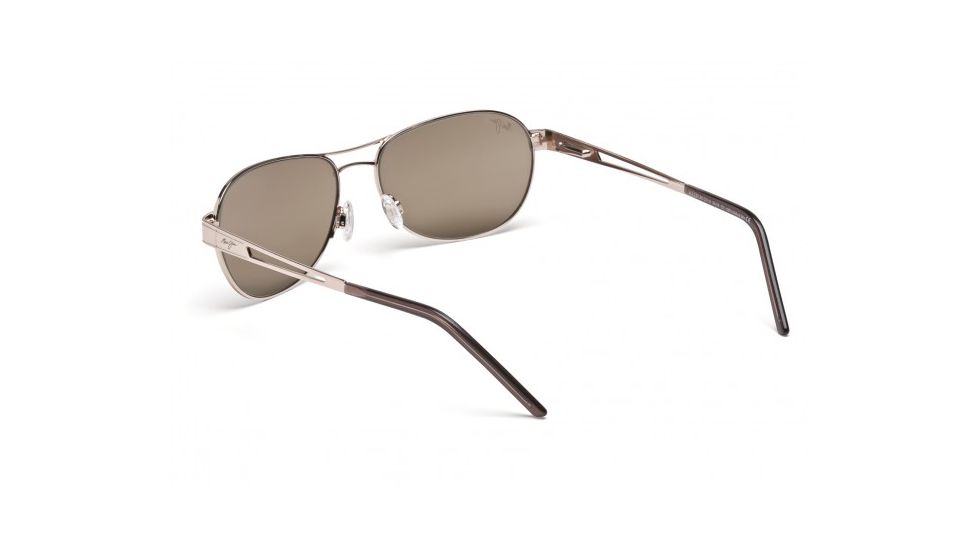 Maui Jim Mahina Sunglasses w/ Gold Frame and HCL Bronze Lenses - H229-16, Back View