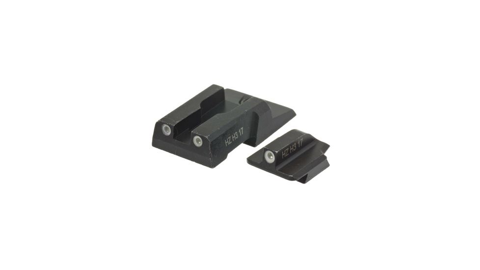 HiViz Tritium NiteSight Front and Rear Sight Set for Ruger Security 9 Pistols, RGS9N121