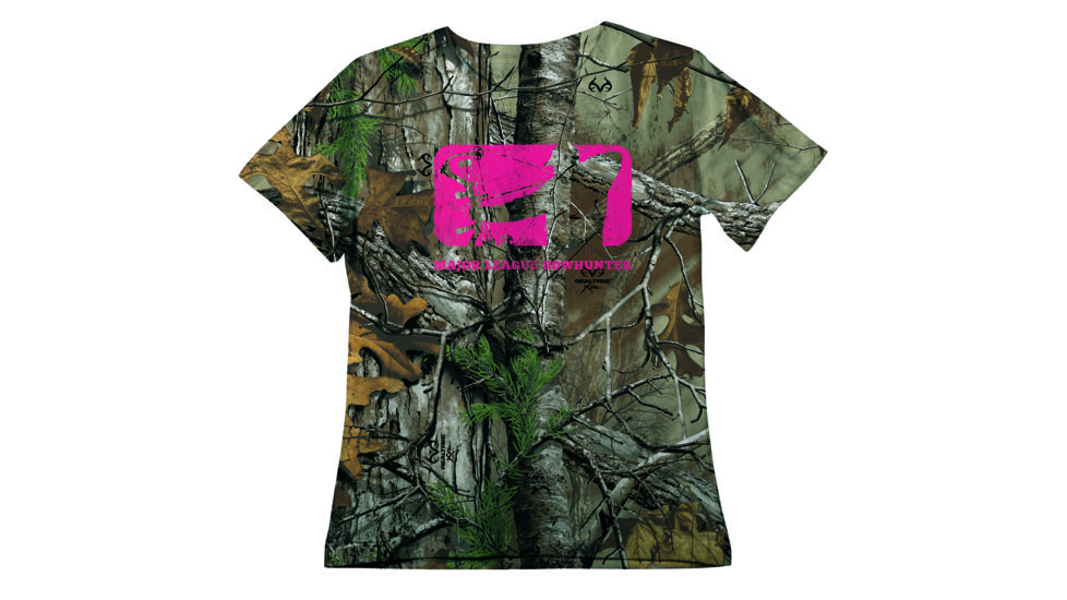 Major League Bowhunter Womens Heartwood S,S Tee-Clasic Fit, Rt Xtra, Large MLI020003.239420.M