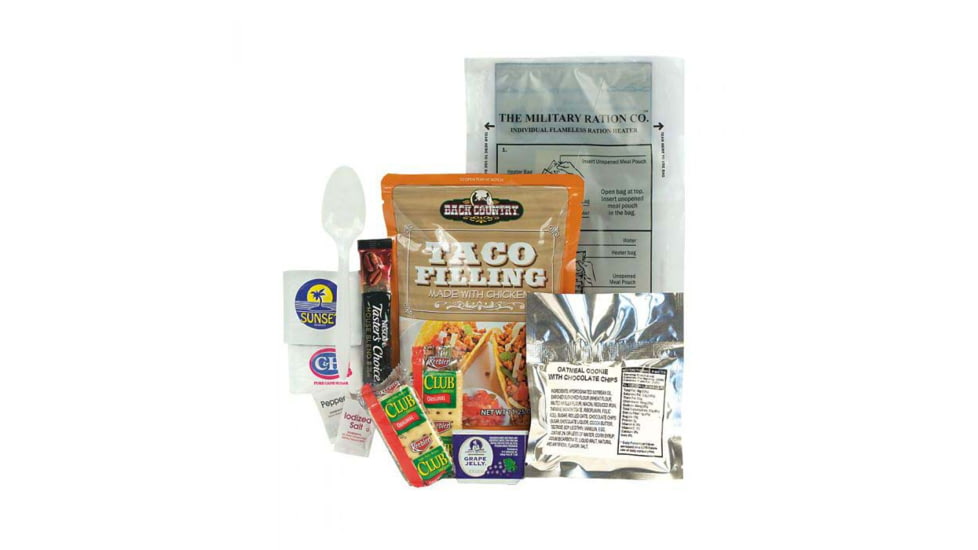 Major Outdoors MRE Basic 12 Meals, Entree/No Side Dish, 09-9177000000
