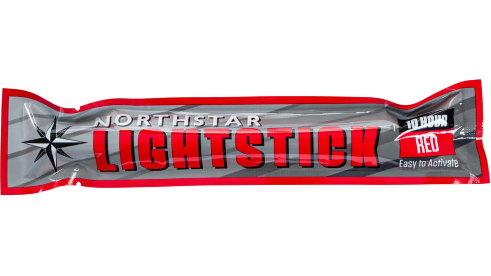 Major Outdoors Northstar 10 Hour Lightsticks, 6in, Red, 05-7320016000