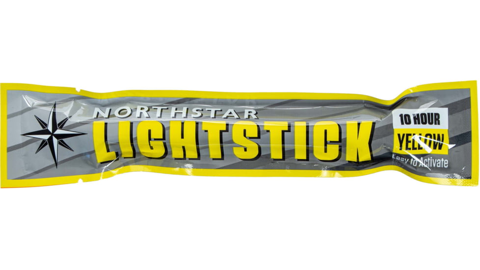 Major Outdoors Northstar 10 Hour Lightsticks, 6in, Yellow, 05-7320017000