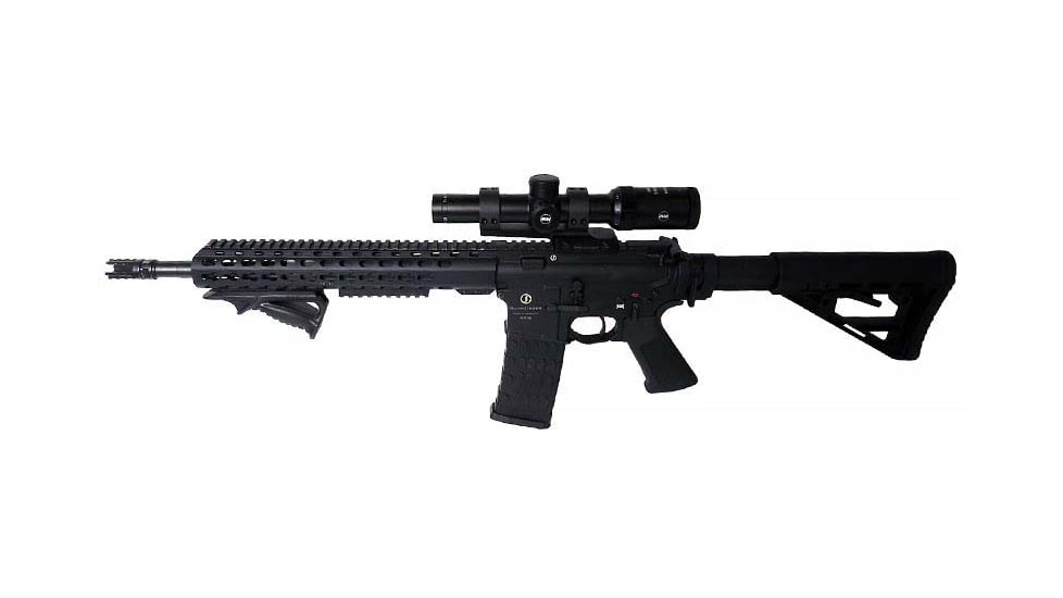 MAK Optics Makpro HD Rifle Scope, 1-6x24i, 24mm, 30mm Tube, Second Focal Plane, 4 Dot Reticle, 261602401