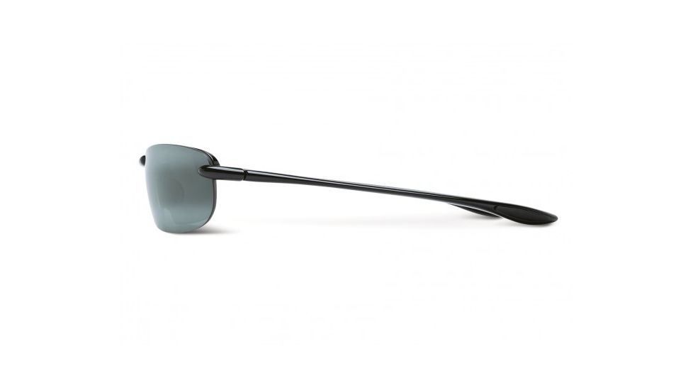 Maui Jim Makaha Reader Sunglasses w/ Gloss Black Frame and Neutral Grey 1.50 Magnification Lenses - G805-0215, Side View