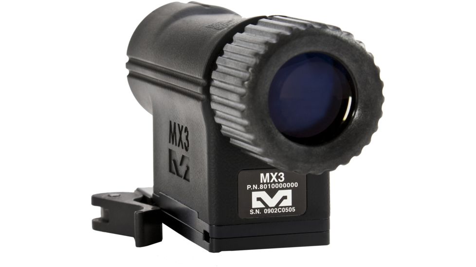 Meprolight Mepro MX3 3x Magnifier for Reflex &amp; Red Dot Sights, Black, MX3