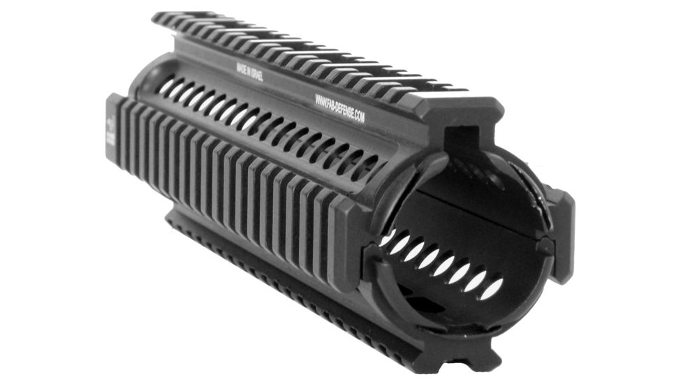 FAB Defense AR 15 Quad Rail Handguard 8 inch Long