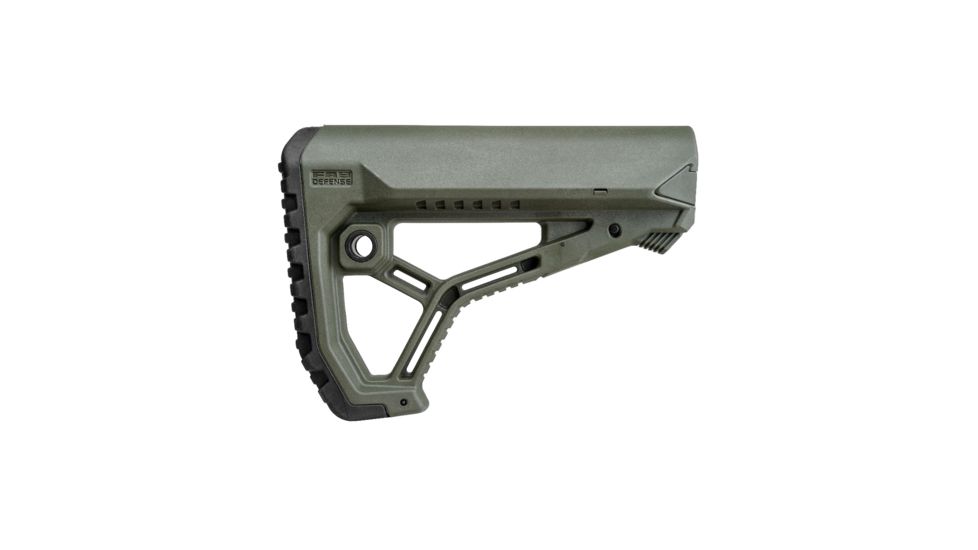 Mako Group AR15 / M4 Buttstock, Skeleton Style - OD GL-Core-OD