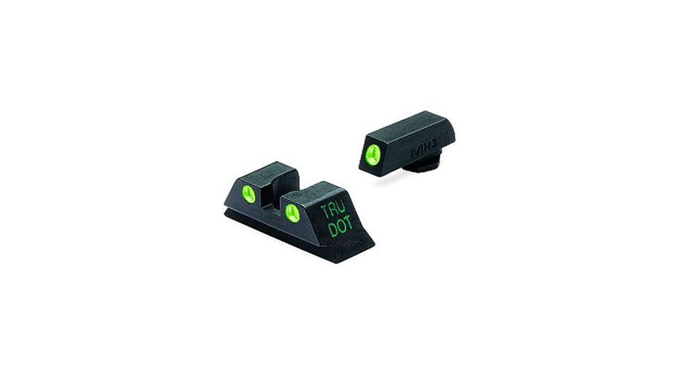 USED Meprolight Self Illuminated Tru-Dot Fixed Snag Free Night Sight For Glock 42/43, Green/Green, ML10220, EDEMO3, Used, Condition Like New, Inspect and Rebox