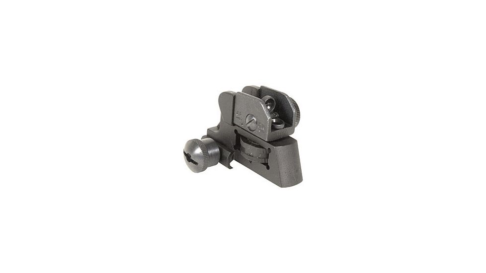 Global Military Gear A2 Style Sights, AR15/M4, Rear Sight Only, Black, GM-RS1