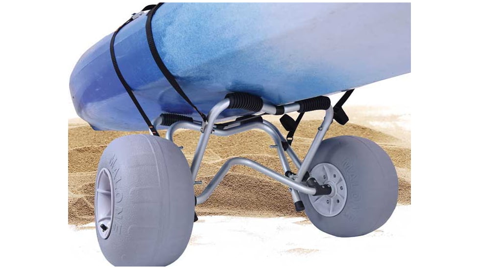 Malone Auto Racks ClipperTRX-S Deluxe Kayak/Canoe Cart, Balloon Beach Tires, MPG522-S