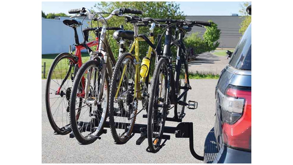 Malone Auto Racks Runway HM4 - Hitch Mount Platform 4 Bike Carrier, 2in, MPG2137