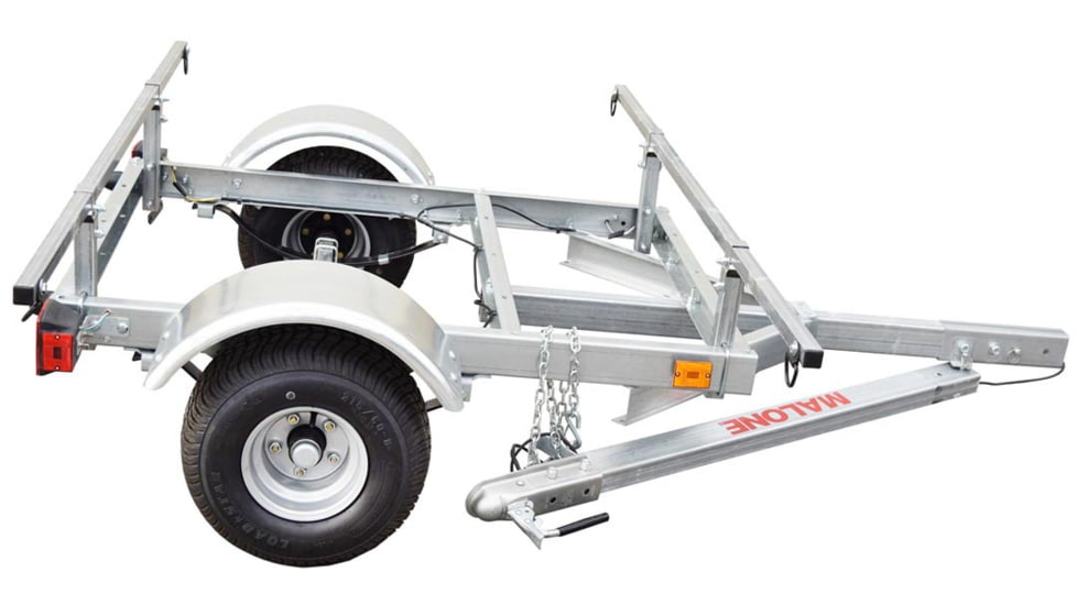 Malone Auto Racks XtraLight LowMax 2 Kayak Trailer Package, 2 V-Racks, MPG596XV2