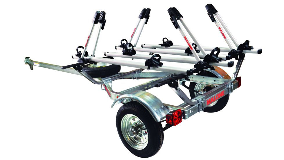 Malone Auto Racks MicroSport Package 1-Trailer, 1-Spare Tire Kit, 4 - Tray Style Bike Racks, MPG462B4