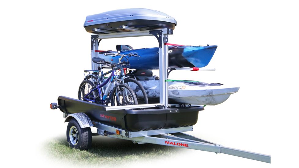 Malone Auto Racks Sherpa Sport Utility Trailer with Multi Tier Racking System, MPG580