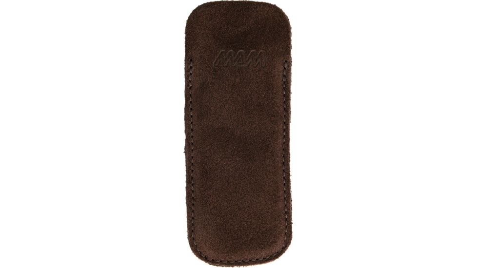 MAM Leather Slip Pouch, 5.25in, Leather, Brown, Bulk Packed, 3000 BROWN