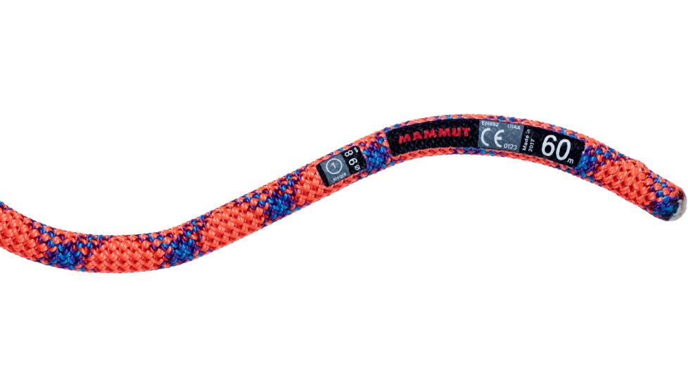 Mammut 9.8 Eternity Protect Standard Dynamic Rope, Neon Orange-Violet, 40 m, 2010-02712-51187-1040