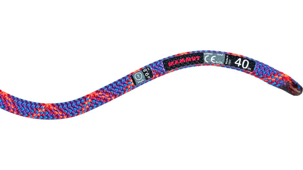 Mammut 9.8 Eternity Protect Standard Dynamic Rope, Violet-Fire, 40 m, 2010-02712-51194-1040