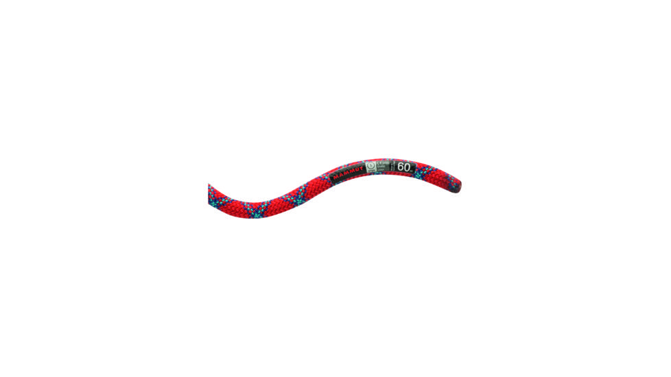 Mammut 9.8 Eternity Protect Climbing Rope-Fire/Royal-60 m