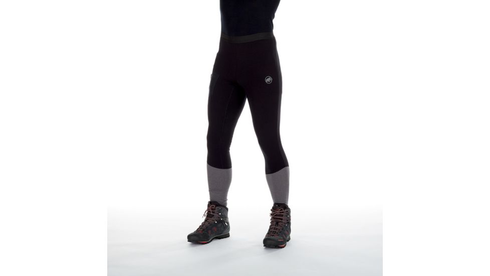 Mammut Aconcagua Long Tights - Mens, Black-Black Melange, XL, 1022-00210-00205-116