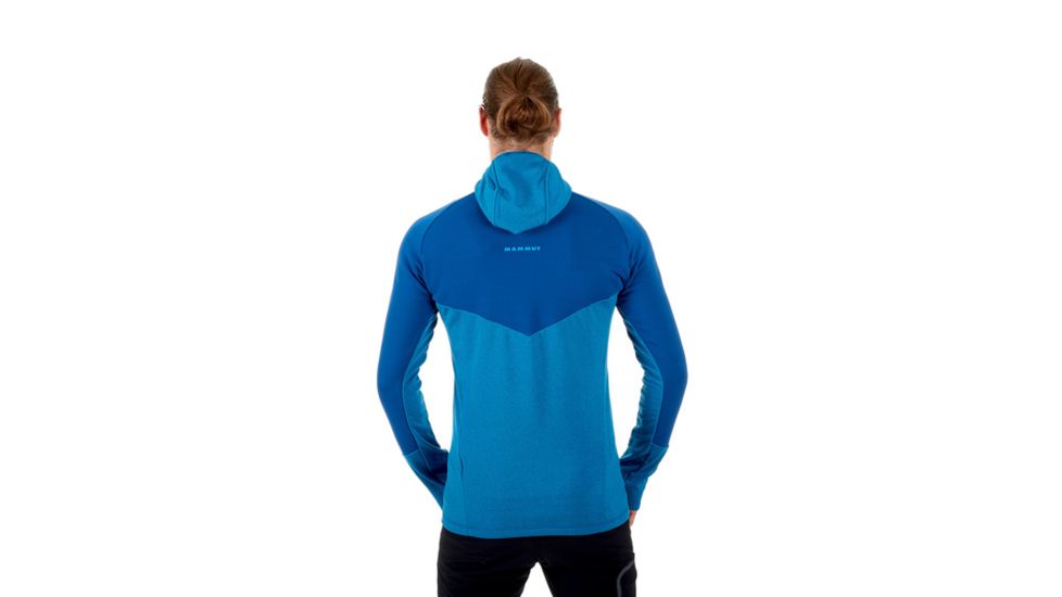Mammut Aconcagua Pro Hooded Midlayer Jacket - Mens, Ultramarine-Imperial Melange, XL, 1014-00310-50082-116