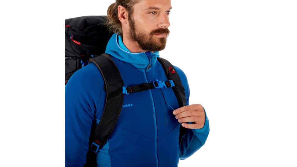 Mammut Aconcagua Pro Hooded Midlayer Jacket - Mens, Ultramarine-Imperial Melange, XL, 1014-00310-50082-116