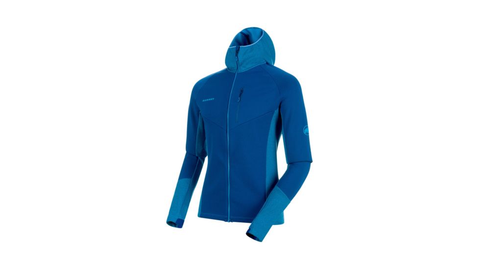 Mammut Aconcagua Pro Hooded Midlayer Jacket - Mens, Ultramarine-Imperial Melange, XL, 1014-00310-50082-116