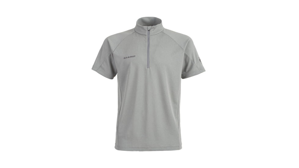 Mammut Aegility Half Zip T-Shirt - Mens, Granit Melange, 2XL, 1017-01830-0819-117