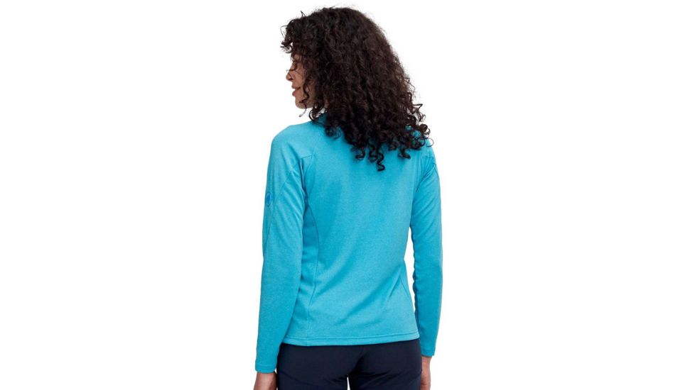 Mammut Aegility Long Sleeve - Womens, Ocean Melange, Extra Small, 1016-00810-50318-112