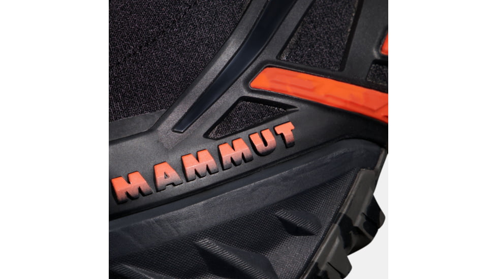 Mammut Aegility Pro Mid DT - Mens, Black/Vibrant Orange, 10, 3030-04570-00533-1100