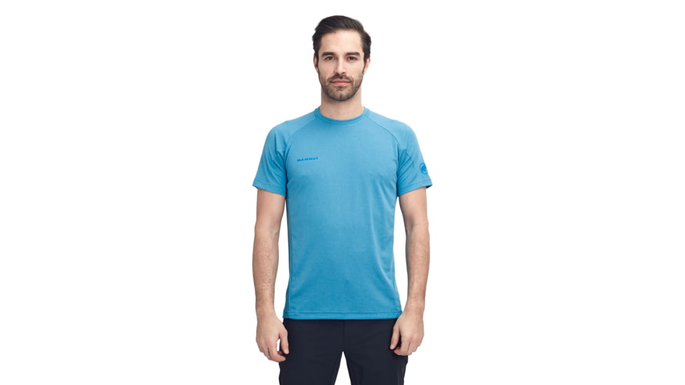 Mammut Aegility T-Shirt - Mens, Gentian Melange, 1017-01980-50306-117