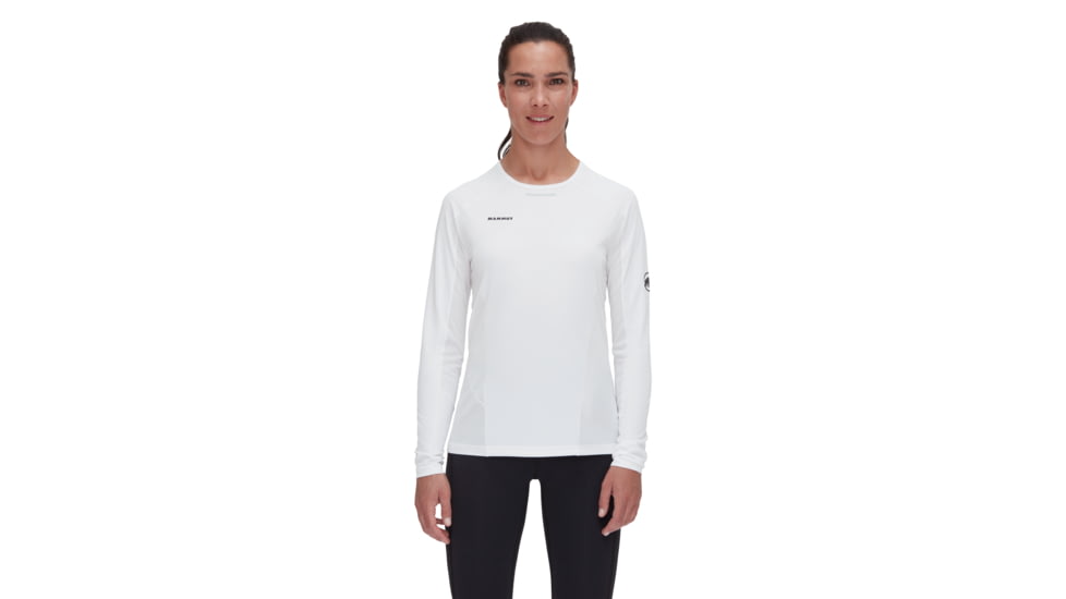 Mammut Aenergy FL Longsleeve - Womens, White, Large, 1016-01380-0243-115