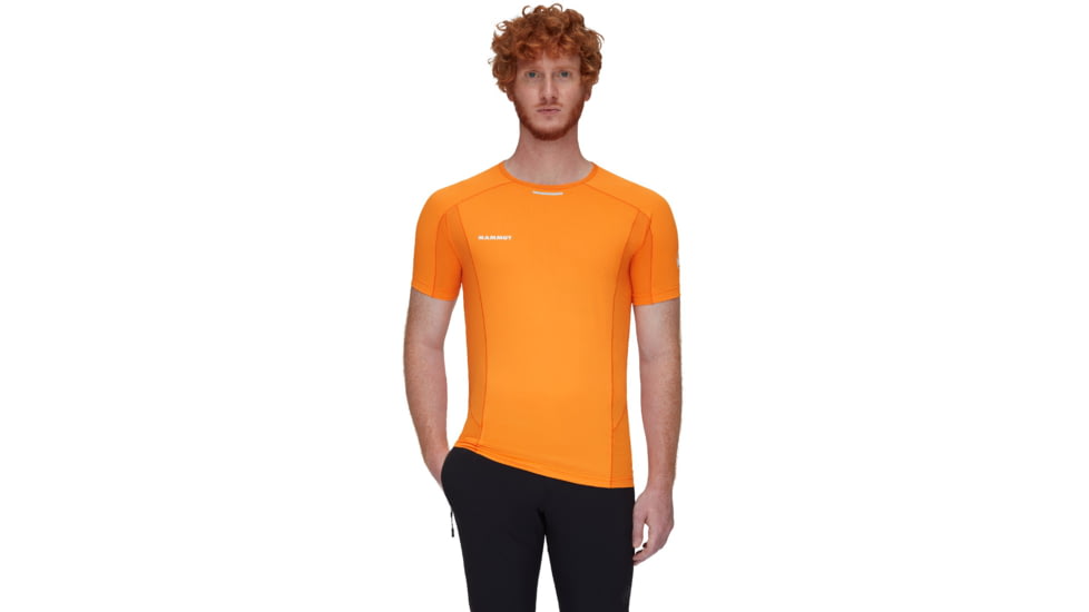 Mammut Aenergy FL T-Shirt - Mens, Tangerine/Dark Tangerine, Large, 1017-05000-2261-115