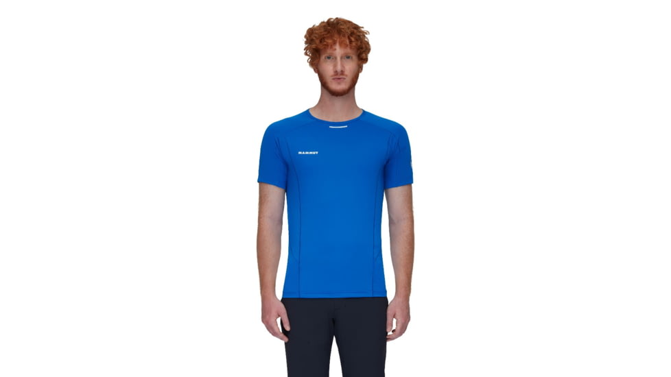 Mammut Aenergy FL T-Shirts - Mens, Azurit, Small, 1017-05000-50381-113