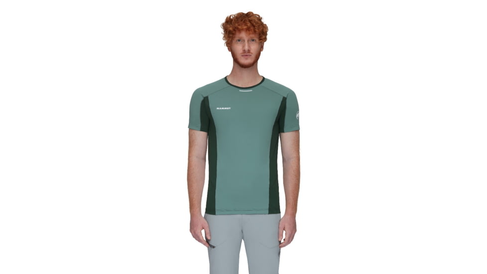 Mammut Aenergy FL T-Shirts - Mens, Dark Jade Woods, Small, 1017-05000-40239-113