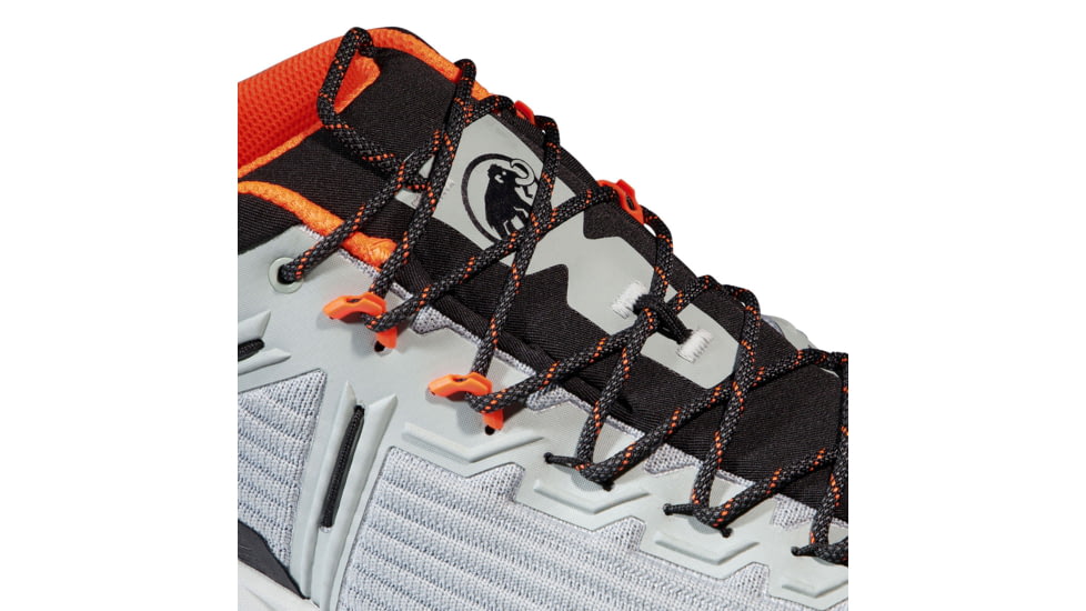 Mammut Alnasca Knit III Low Approach Shoes - Mens, Ice Gray-Black, US 13, 3020-06520-00770-1200