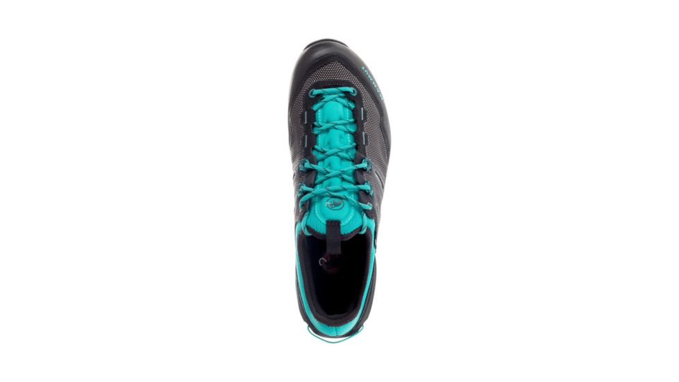 Demo, Mammut Women's Alnasca Knit Low GTX MUSTER Boots, Black - Dark Atoll, 7, 302006081002141000-DEMO