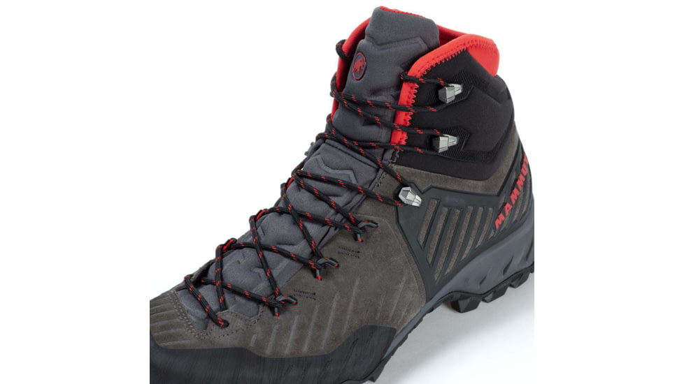 Mammut Alnasca Pro II Mid GTX Approach Shoes - Mens, Dark Titanium/Spicy, 12 US, 3020-06290-00455-1110