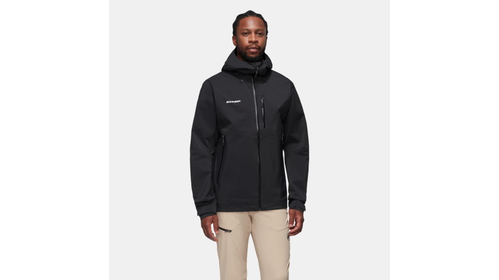 Mammut Alto Guide HS Hooded Jacket - Mens, Black, Extra Large, 1010-29561-0001-116