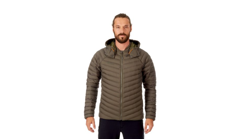 Mammut Alvra Light Down Insulated Hooded Jacket - Mens, Iguana, L, 1013-00150-4584-115