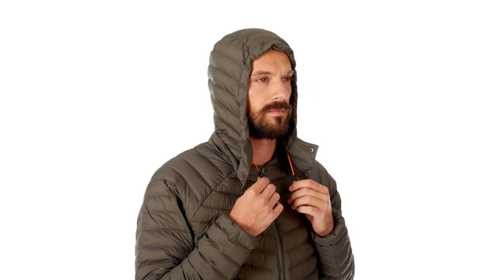 Mammut Alvra Light Down Insulated Hooded Jacket - Mens, Iguana, L, 1013-00150-4584-115
