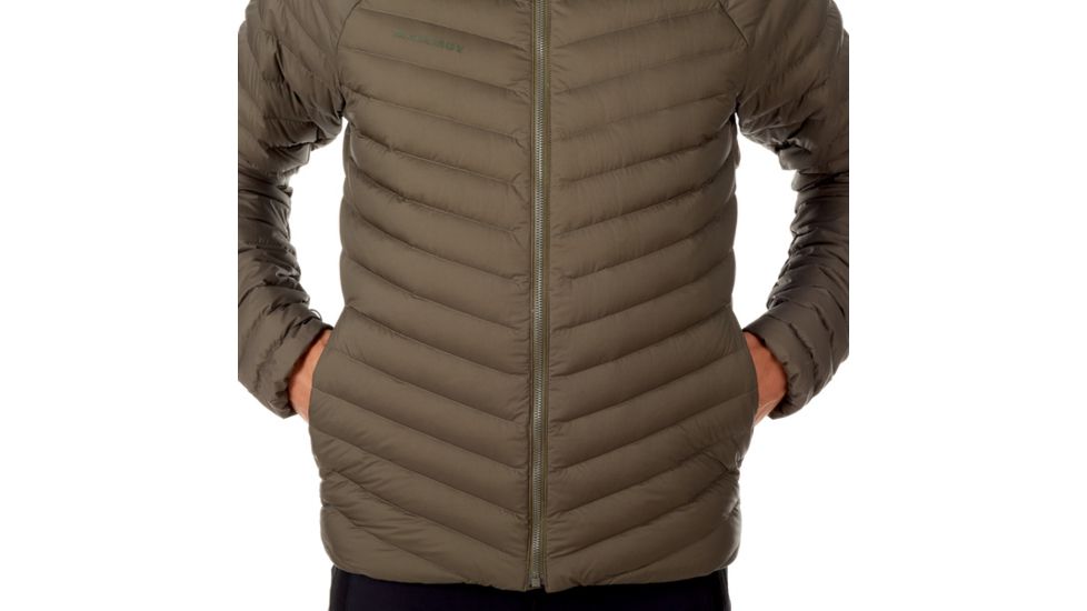 Mammut Alvra Light Down Insulated Hooded Jacket - Mens, Iguana, L, 1013-00150-4584-115