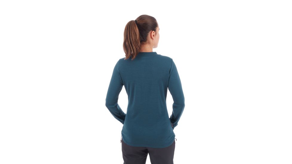 Mammut Alvra Longsleeve - Womens, Wing Teal, Large, 1016-00520-50227-115