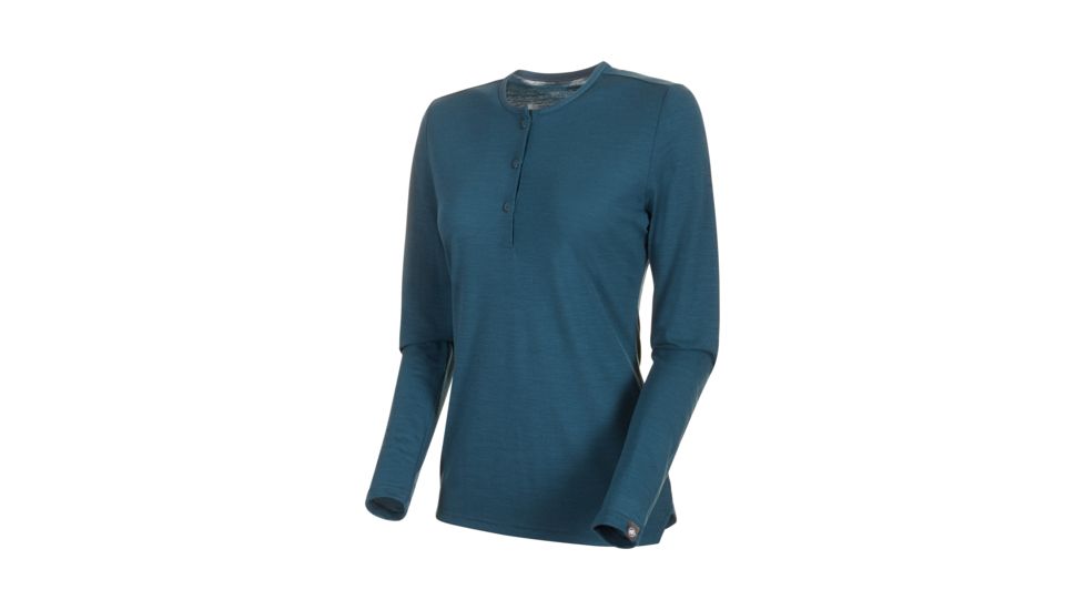 Mammut Alvra Longsleeve - Womens, Wing Teal, Large, 1016-00520-50227-115