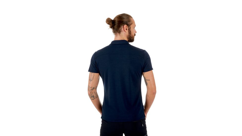 Mammut Alvra Polo - Mens, Marine, M, 1017-00011-5118-114