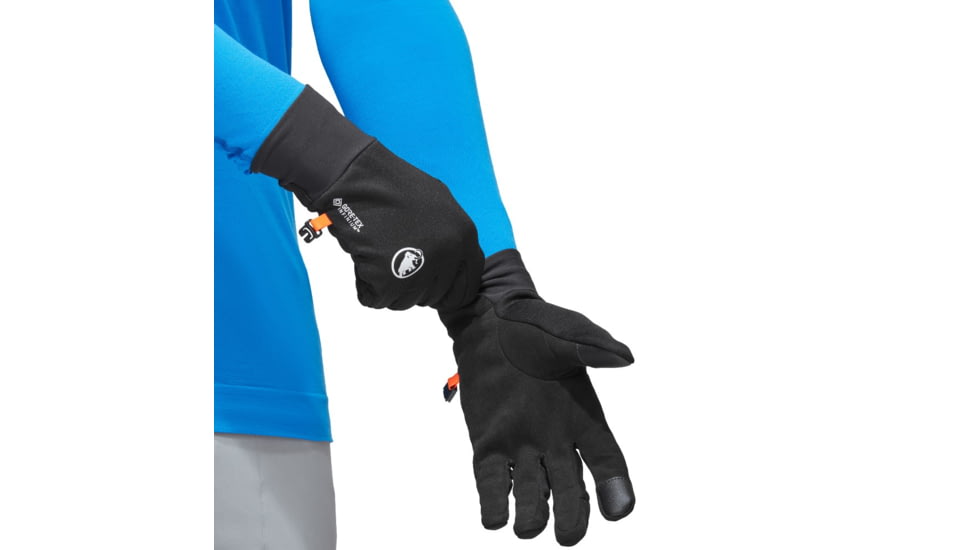 Mammut Astro Gloves - Mens, Black, 7, 1190-00380-0001-1070